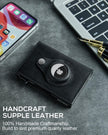 Men's Slim AirTag Wallet with RFID Blocking and Card Slider