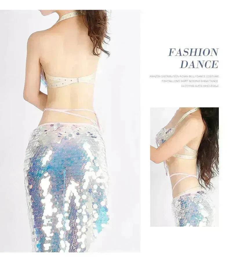 Indian Dance Suit Ethnic Latin Dance Sequins