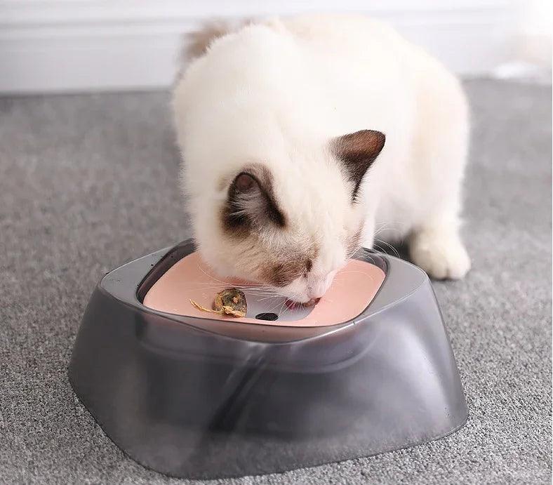 No-Spill Floating Pet Water Bowl for Dogs & Cats – Anti-Splash, 750ml, Arch Design (Diamond Green, Blue, Pink)