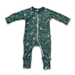 Bamboo Baby Zipper Footed Onesie | Night Sky