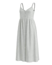 Estelle - Button Down Cotton Dress In Blue Gingham