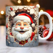 Creative 3D Christmas Ceramics Mug Christmas gift