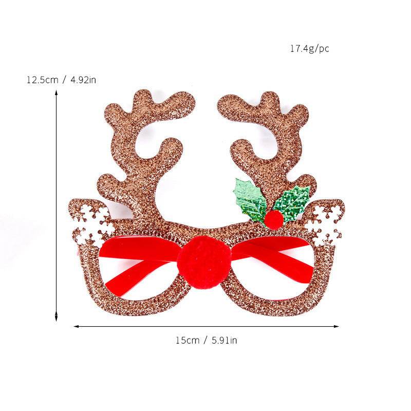 Christmas Creative Party Gathering Dress Up Glasses