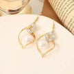 Women's Fashionable Temperamental All-match Pearl drop Earrings