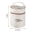 Portable Insulated Work Lunch Box and Canvas Lunch Bag