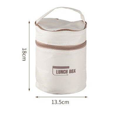 Portable Insulated Work Lunch Box and Canvas Lunch Bag