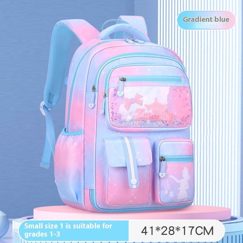Children’s Cartoon School Bag – Load-Reducing Backpack