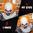 65inch Life Size Outdoor Halloween Decorations Talking Circus Clown With A Balloon, Animated Prop With Sound And Motion Activated, Light Up Eyes, Laughter