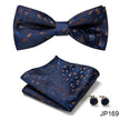 Men's Jacquard Bow Tie Set – Bow Tie, Pocket Square & Cufflinks | 36 Colors | Canada & USA