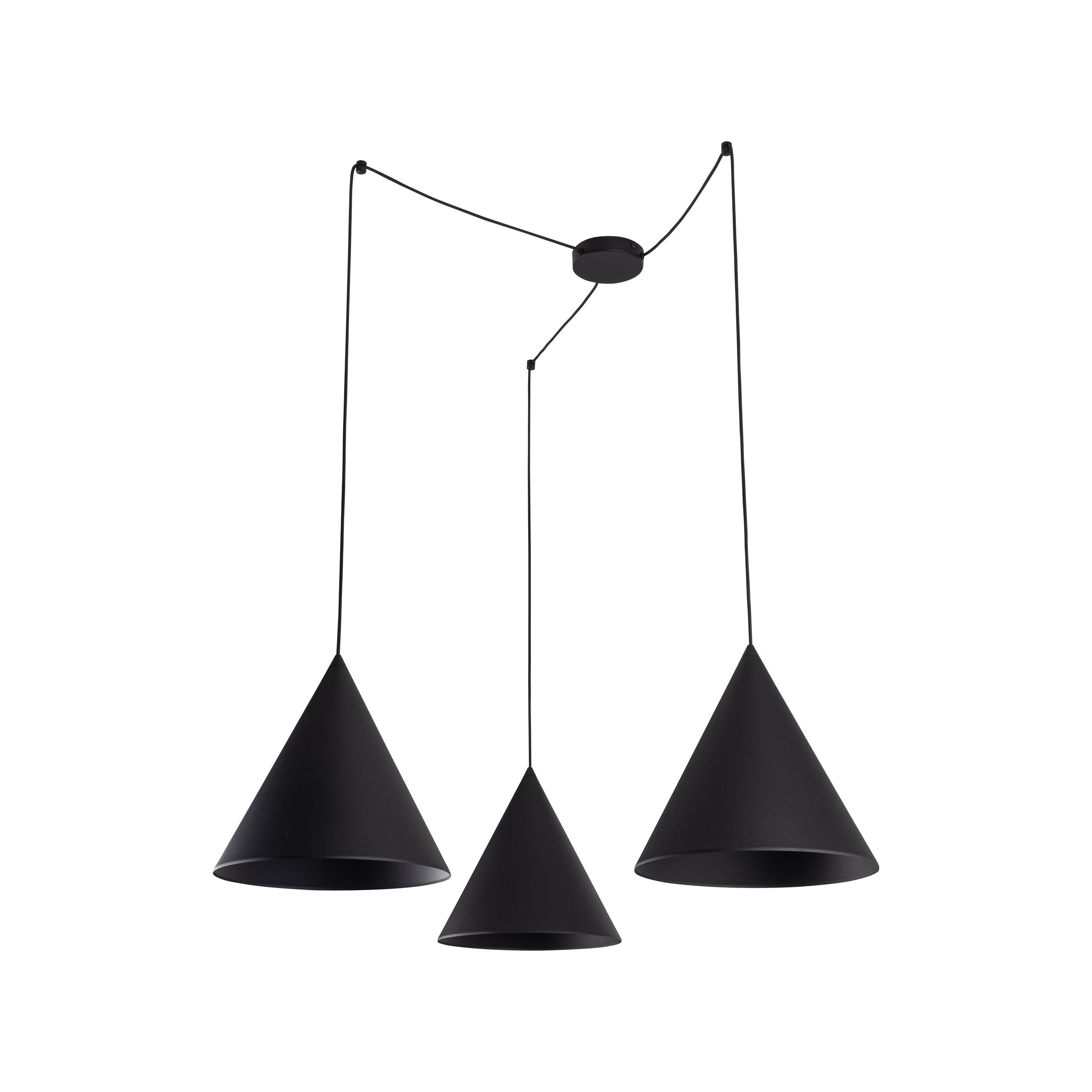 CONO 3-Light Modern Pendant Light for Kitchen Island, Dining Table & Contemporary Interiors