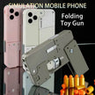 mobile phone shape folding soft bullet gun toy