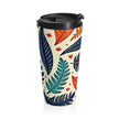 Colorful Tropical Leaves travel mug | Stainless Steel Tumbler