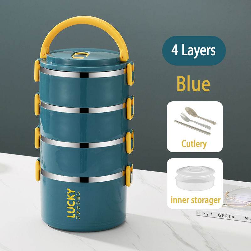 Sealed Multi Layered Thermal Stainless Steel Insulated Lunch box