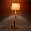 NICOLA Orange Mid-Century Modern Night Lamp for Bedroom, Living Room & Office – Retro Accent Lighting