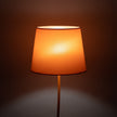 NICOLA Orange Mid-Century Modern Floor Lamp for Living Room, Bedroom & Office – Retro Minimalist Lighting