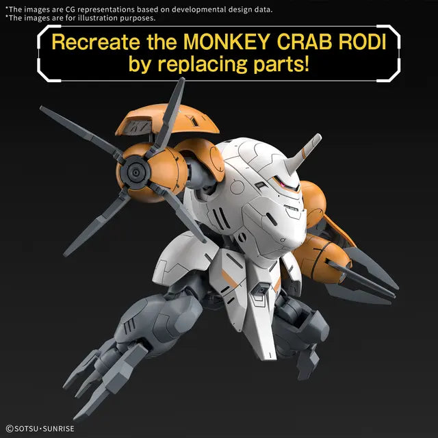 HG 1/144 598'S Monkey Rodi\Monkey Crab Rodi Plastic Model Kit