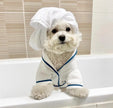 Dog Robe Set | Do Not Disturb Dog Robe with Toy