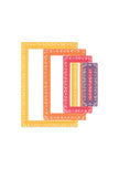 Sizzix Framelits Die Set 9PK Fanciful Framelits Renee Deco Rectangles by Stacey