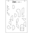Sizzix A6 Layered Stencils 4PK Cosmopolitan, Around the Block by Stacey Park