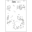 Sizzix A6 Layered Stencils 4PK Cosmopolitan, Floral Impressions by Stacey Park