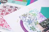 Sizzix Clear Stamp Set Cosmopolitan, Petals by Stacey Park