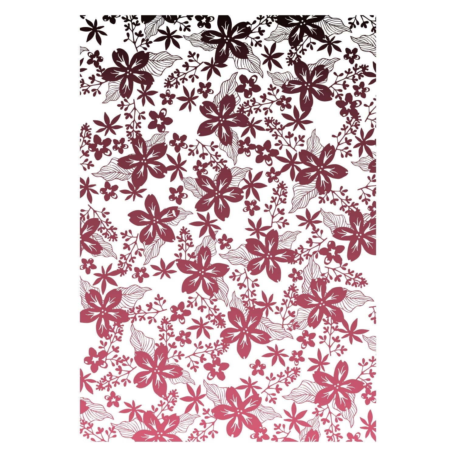 Sizzix Clear Stamp Set Cosmopolitan, Petals by Stacey Park