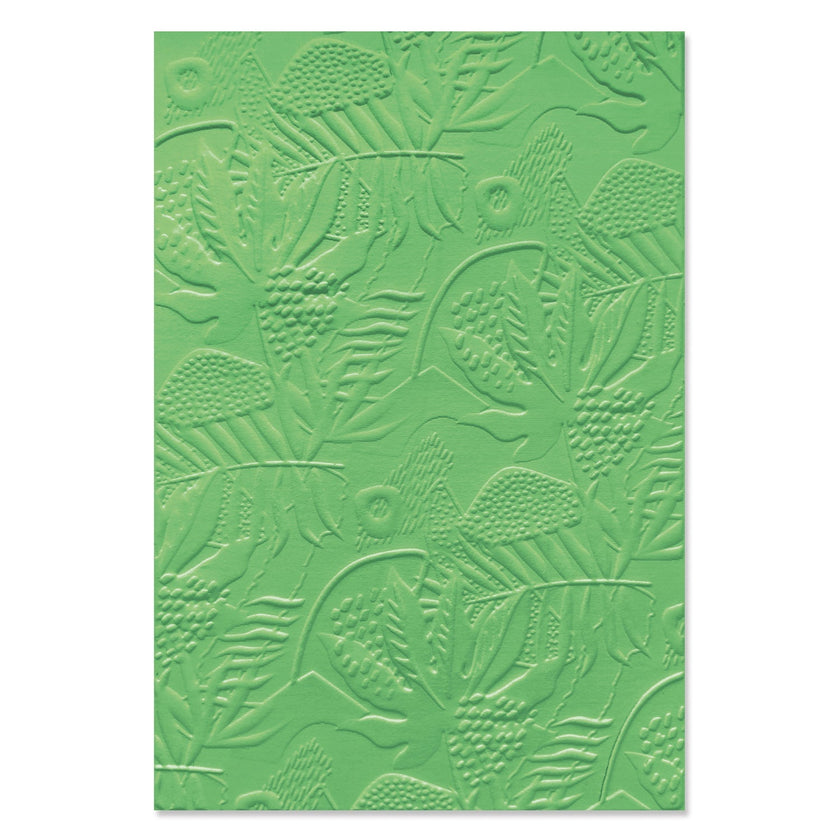 Sizzix 3-D Textured Impressions Embossing Folder - Jungle Textures by Catherine Pooler