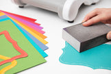 Sizzix Surfacez Revealz Sandable Cardstock, A6, Jewel, 40PK