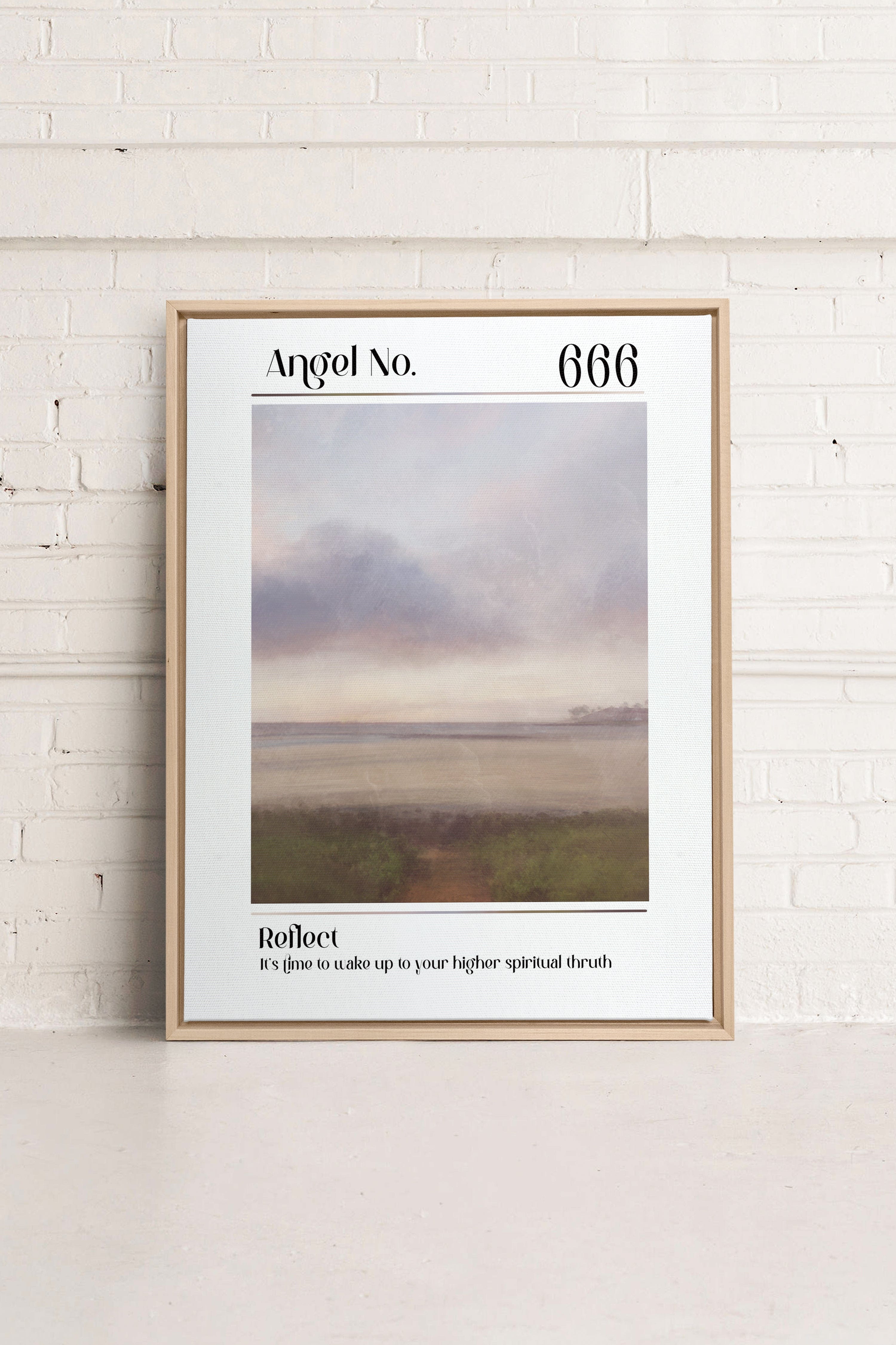 Reflect, Oeuvre sur toile étirée