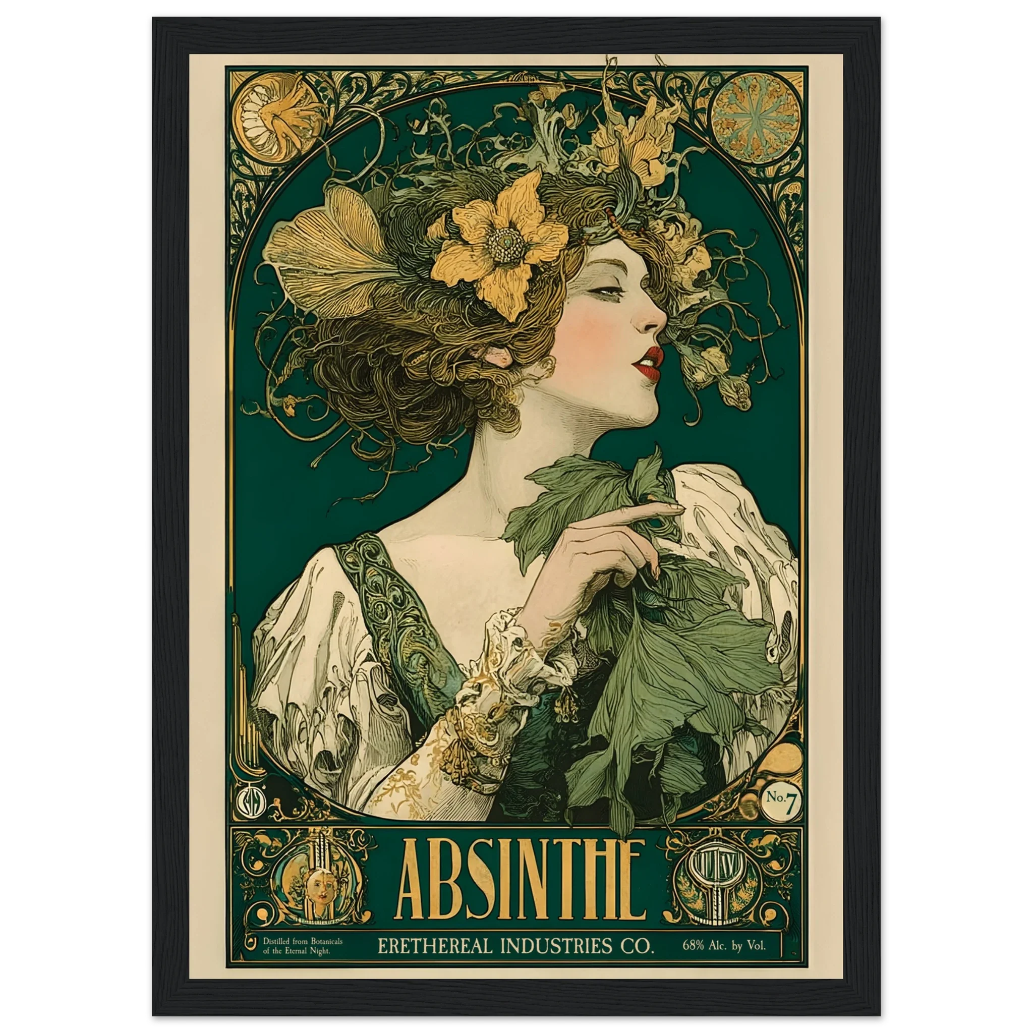 L’Absinthe d’Ombre - Poster & Framed Print