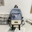 Mars Society Nylon Backpack – College & High School Students | Large Capacity, Astronaut Badge