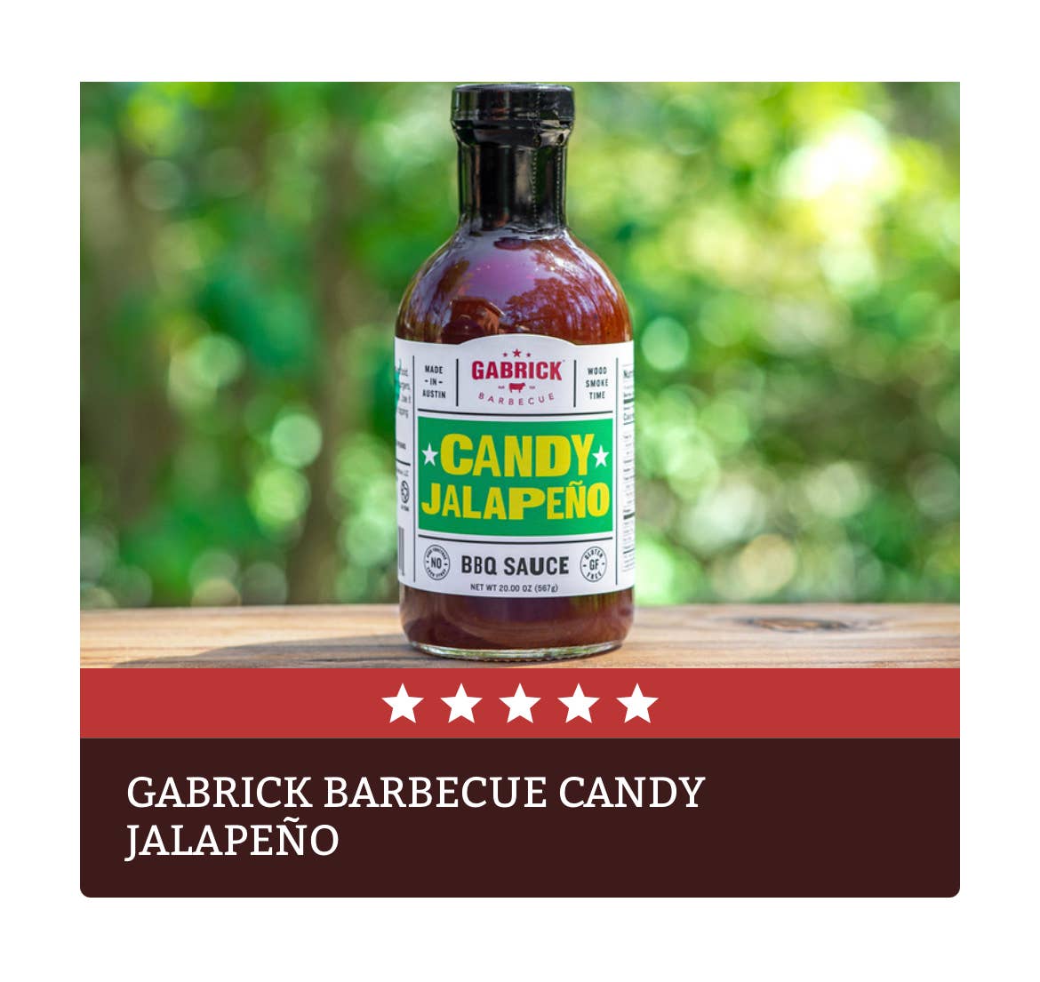 Gabrick BBQ Sauce Co. Candy Jalapeño BBQ Sauce