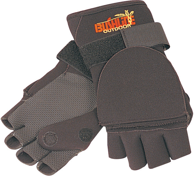 Bushline Outdoors Neoprene Flip Mitts Convertible Fishing Gloves ...