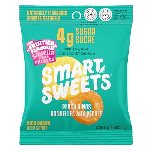 SmartSweets - Peach Rings (50g)