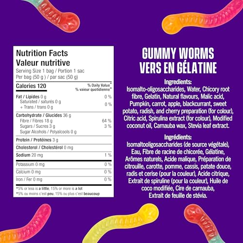 SmartSweets - Gummy Worms (50g)