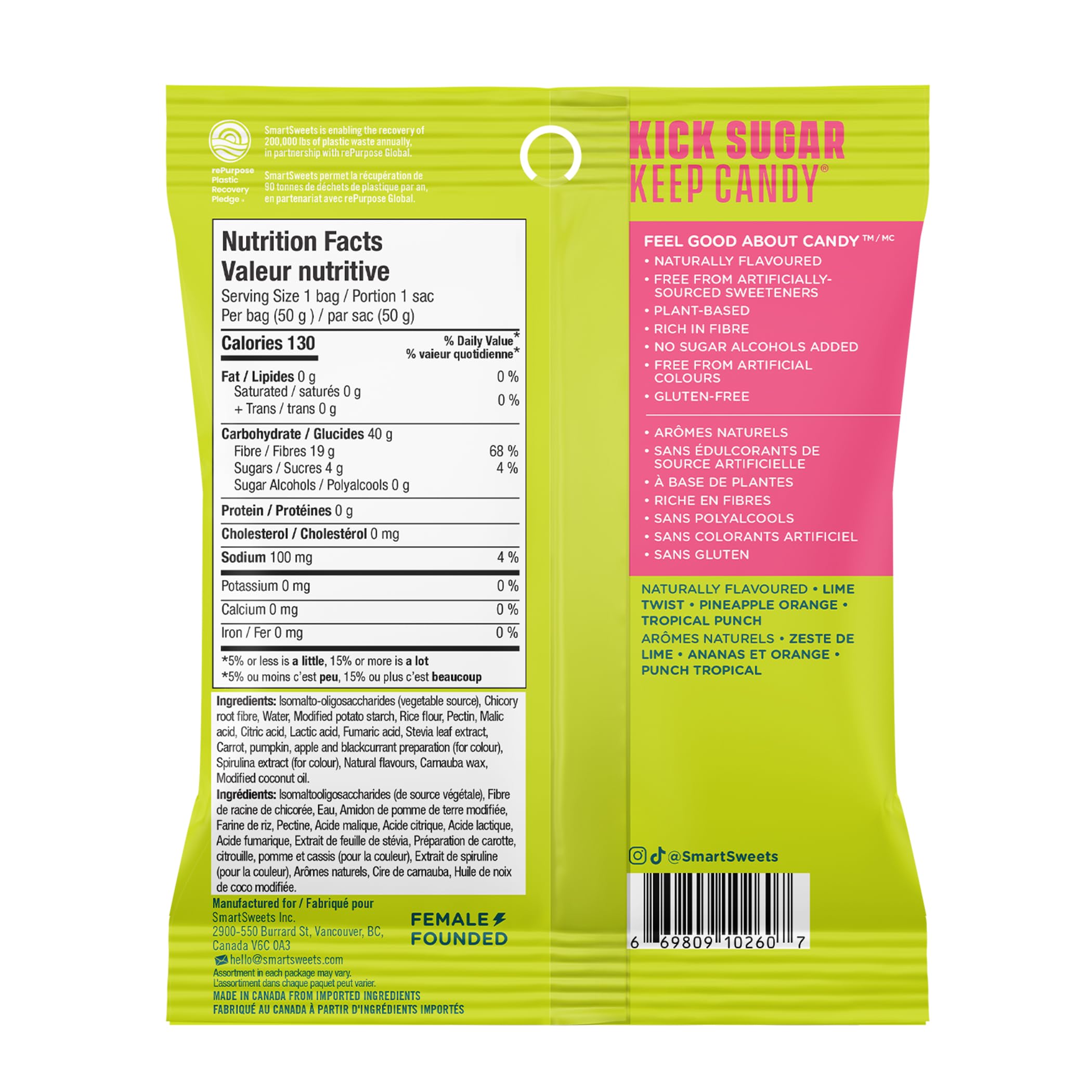SmartSweets - Tropical Sours (50g)