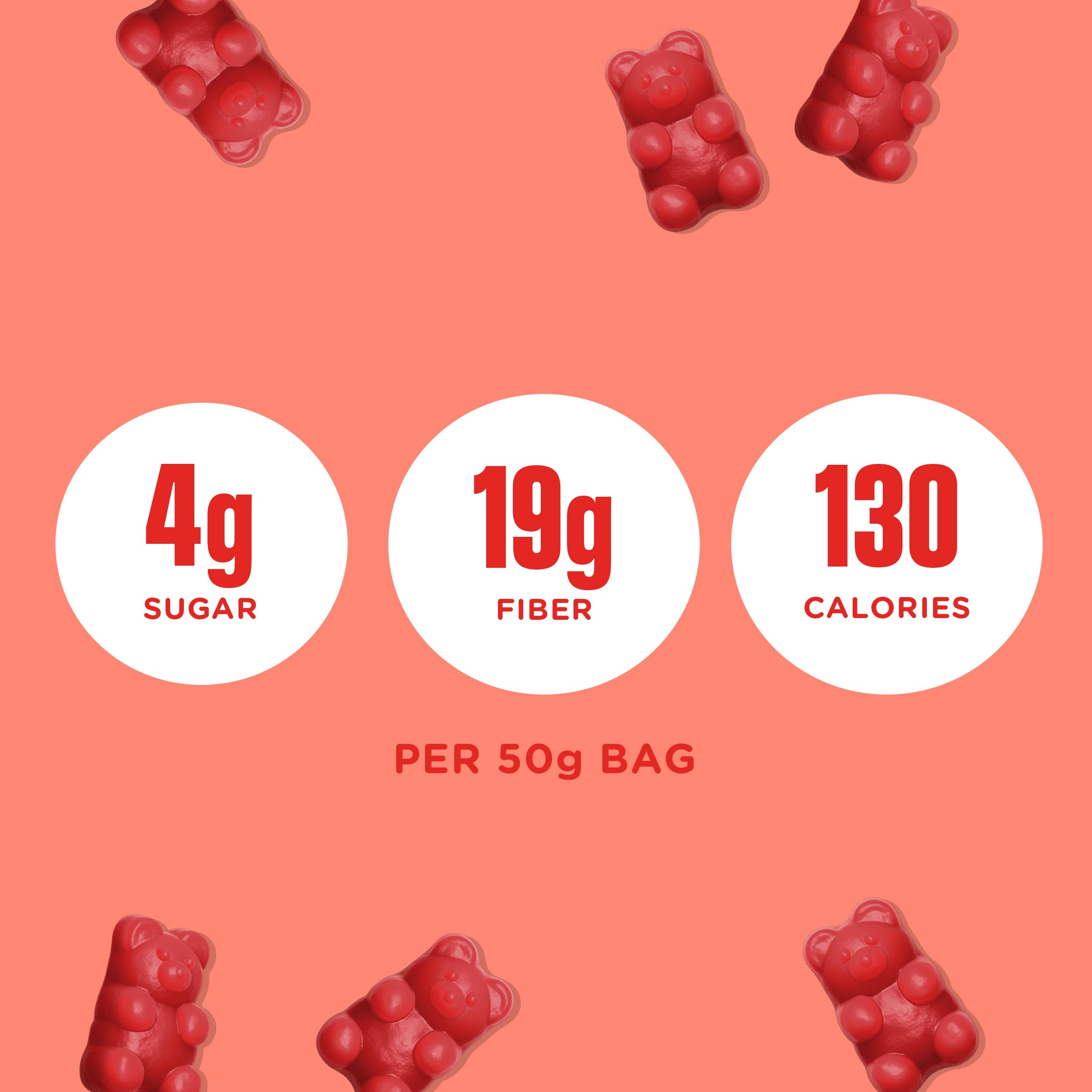 SmartSweets - Cinnamon Bears (50g)
