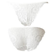 Women's Lace Jacquard Low-Waist Briefs Traceless Hip-Lifting Hollow Floral