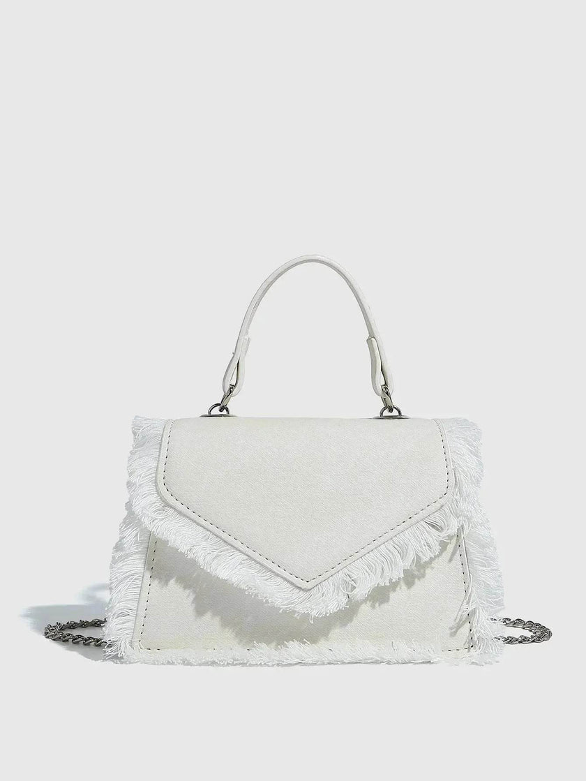 Retro Tassel Bag Denim Mini Crossbody denim bag