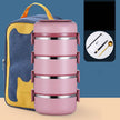 304 Stainless Steel Multi-layer Thermal insulated lunch container