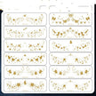 Gilding Sticker Freckle Tattoo Sticker Gilding Glitter Stickers Waterproof