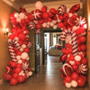 Christmas Party Balloon Chain Arch Kit – Festive Holiday Balloon Decoration Set