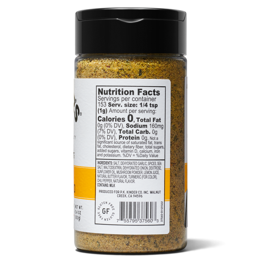 Kinder's Buttery Burger Blend Seasoning - 5.4 oz