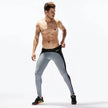 Men's color block Spandex sports yoga pants Long John Pant