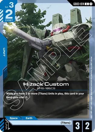 Hizack Custom (GD03-014) - Steel Requiem