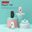 Mini Capsule Power Bank 5000mAh – Black, Pink, Green & White | Android, USB-C & Apple Cable
