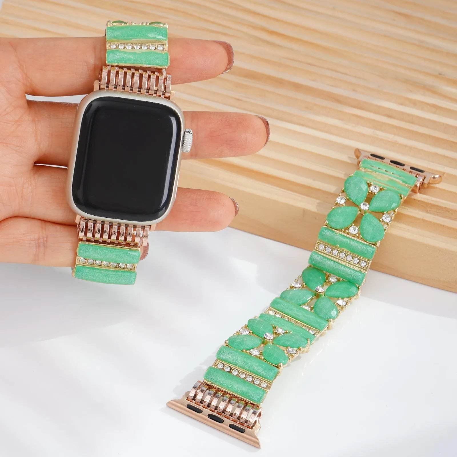 Strap Green Jewelry Watch Band Bracelet women
