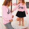 Women Maternity Sweatshirt Love Printed Parent-child Sweatshirt