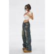 Low rise Distressed Oversized Street style Jean Pant women