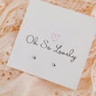 Lettie Tiny Heart Stud Earrings